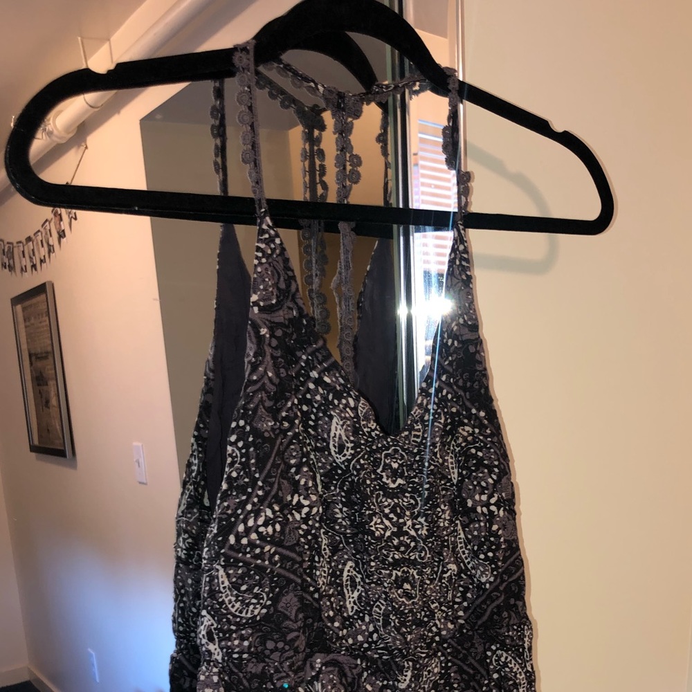 Urban Outfitters Ecote Purple Paisley Romper